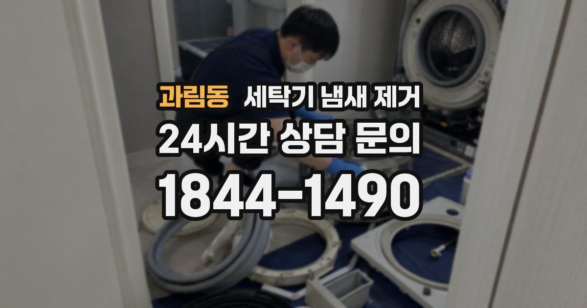과림동 세탁기 냄새 제거