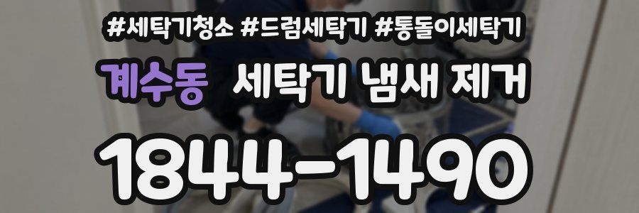 계수동 세탁기 냄새 제거