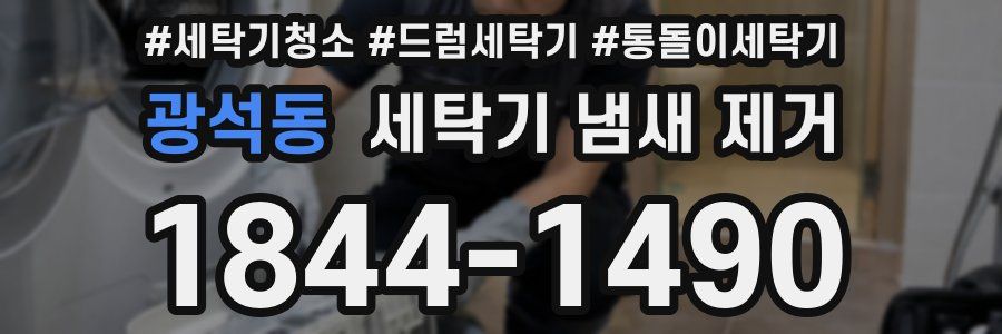 광석동 세탁기 냄새 제거