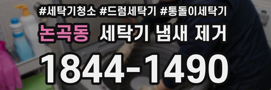 논곡동 세탁기 냄새 제거