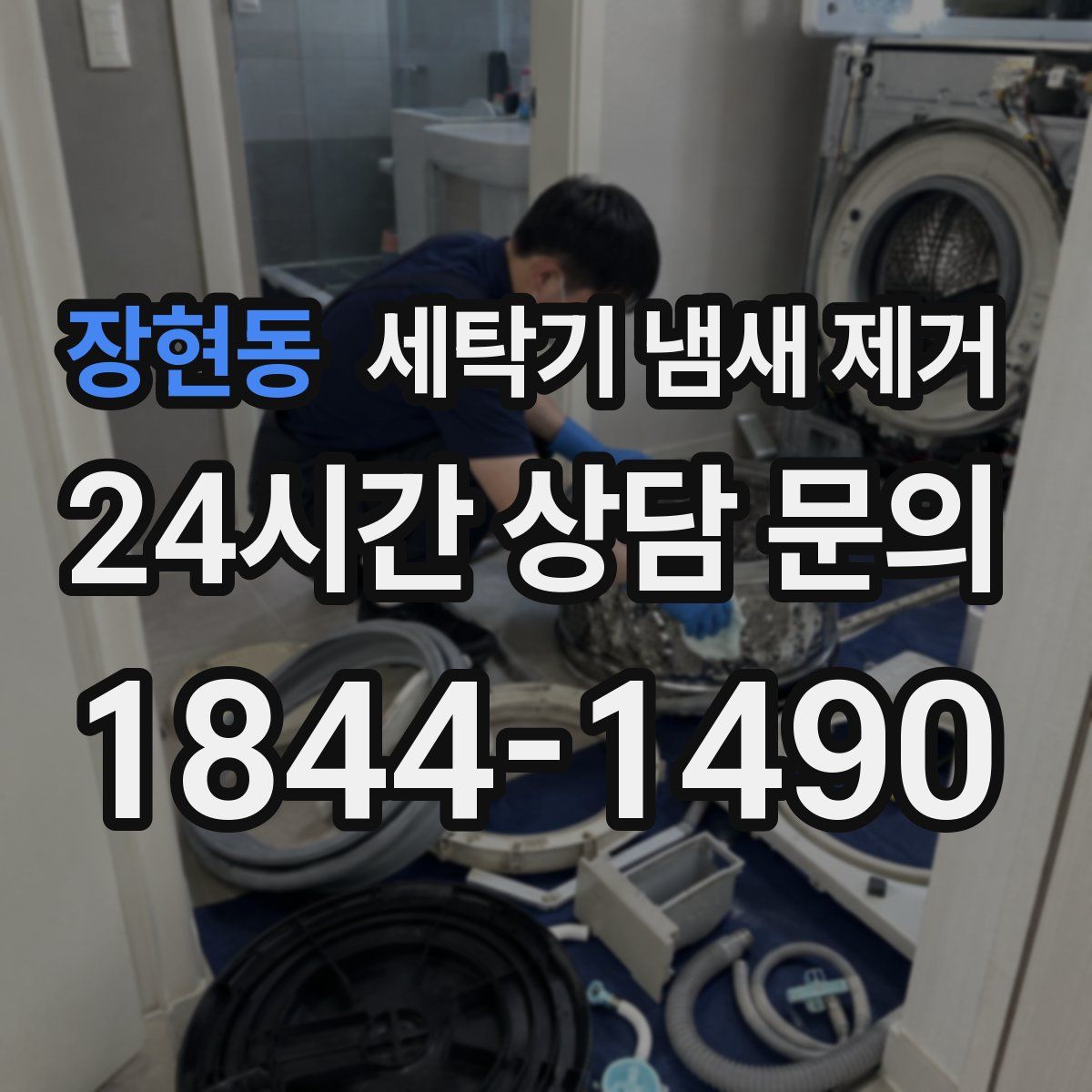 장현동 세탁기 냄새 제거