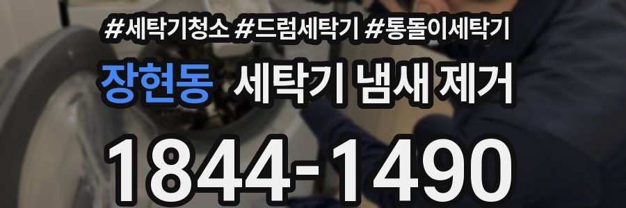 장현동 세탁기 냄새 제거