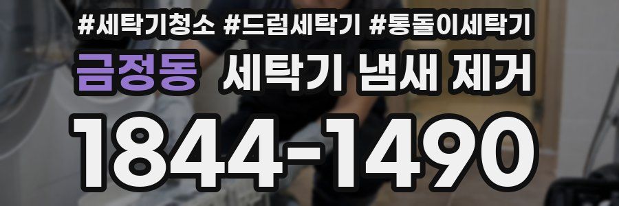 금정동 세탁기 냄새 제거
