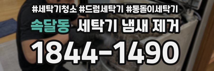 속달동 세탁기 냄새 제거