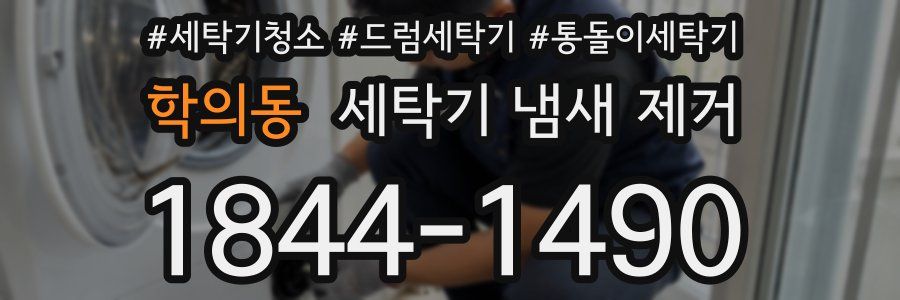 학의동 세탁기 냄새 제거