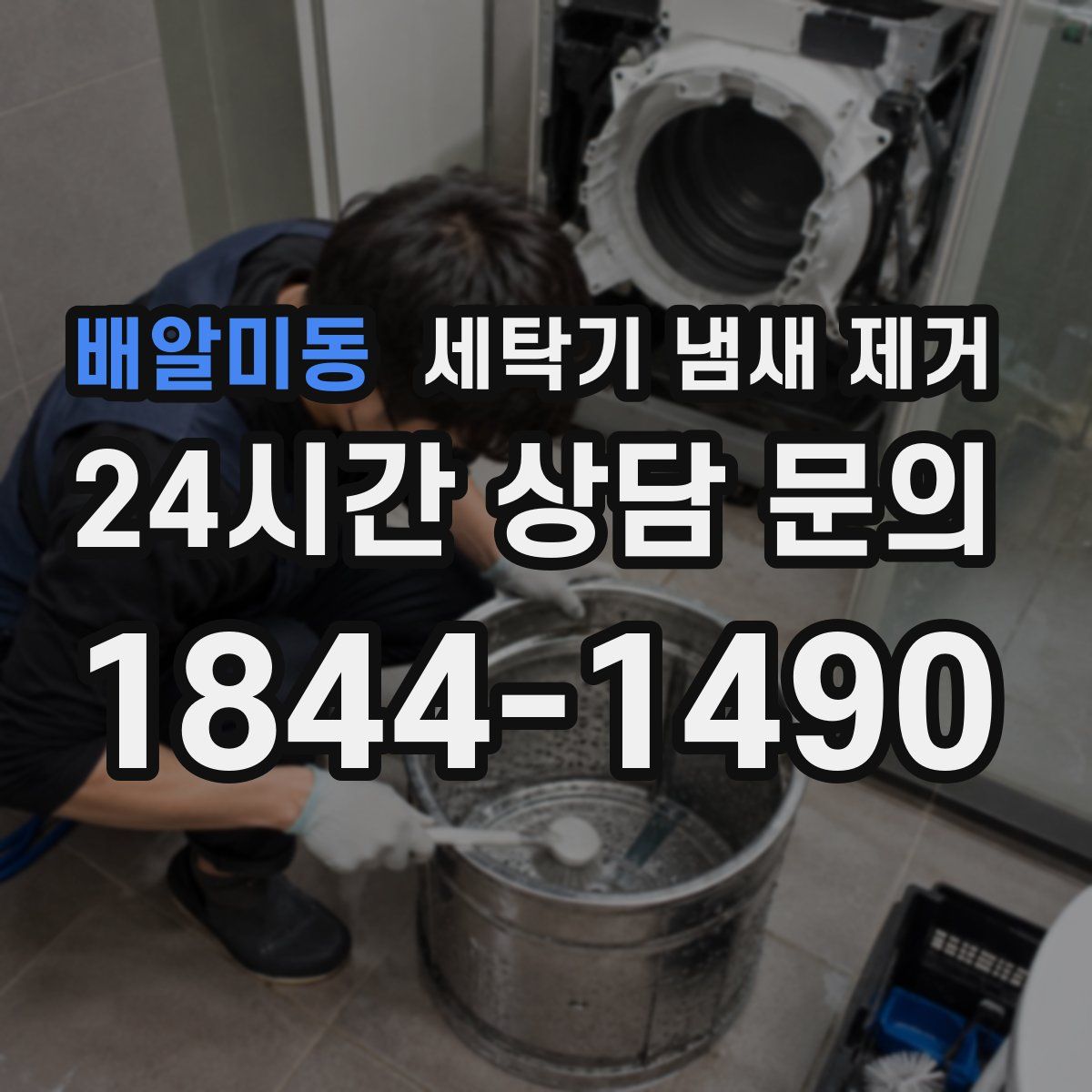 배알미동 세탁기 냄새 제거
