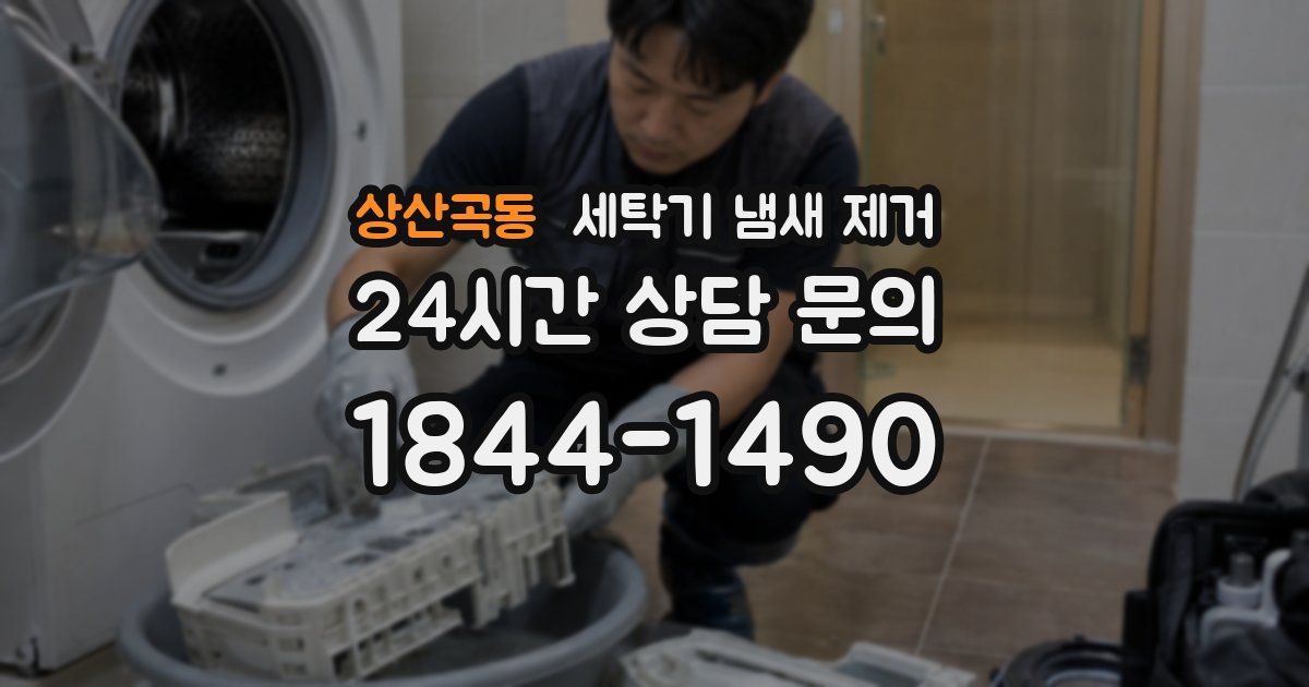 상산곡동 세탁기 냄새 제거