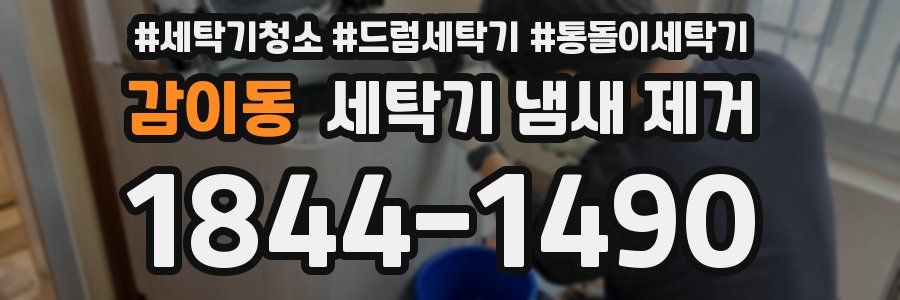 감이동 세탁기 냄새 제거