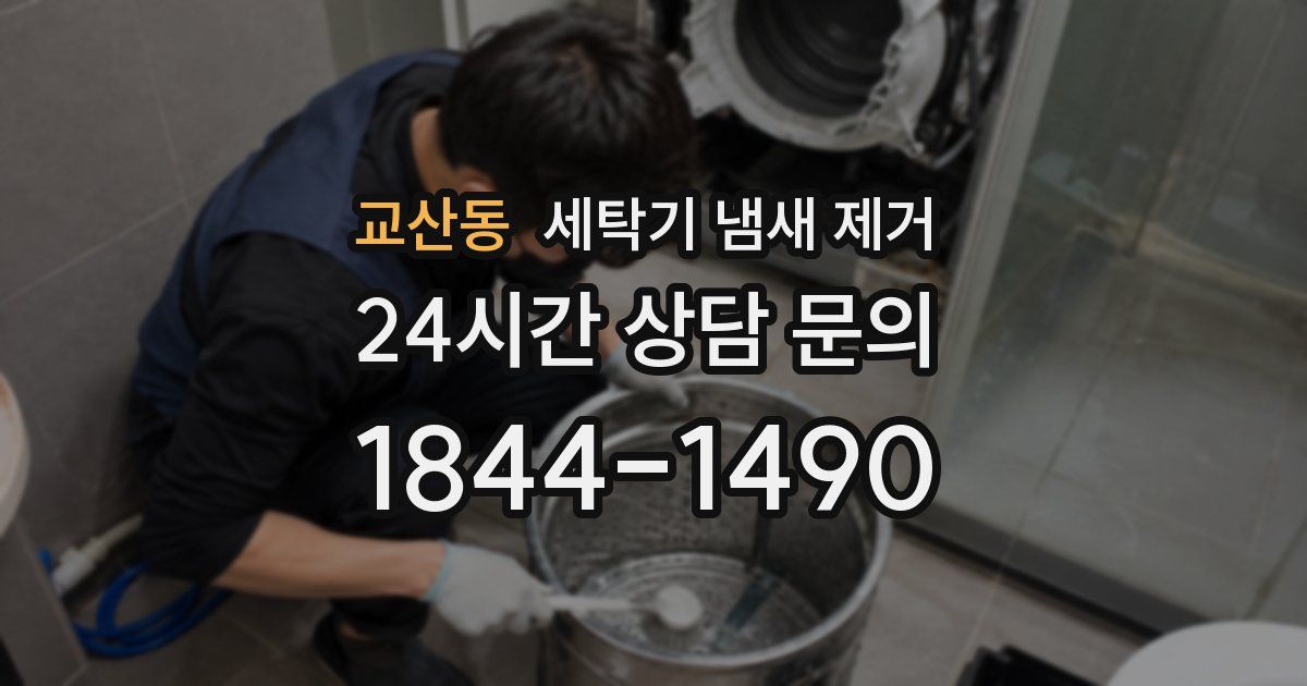교산동 세탁기 냄새 제거