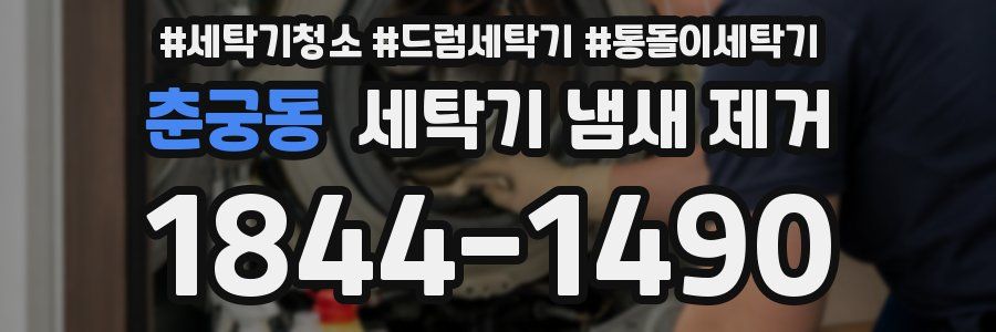 춘궁동 세탁기 냄새 제거