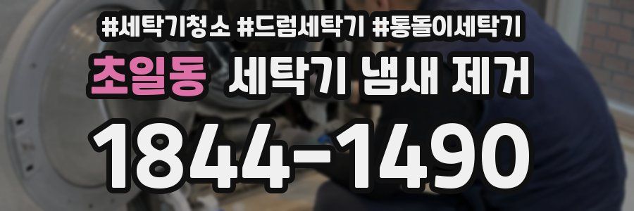 초일동 세탁기 냄새 제거
