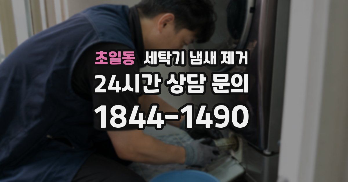 초일동 세탁기 냄새 제거