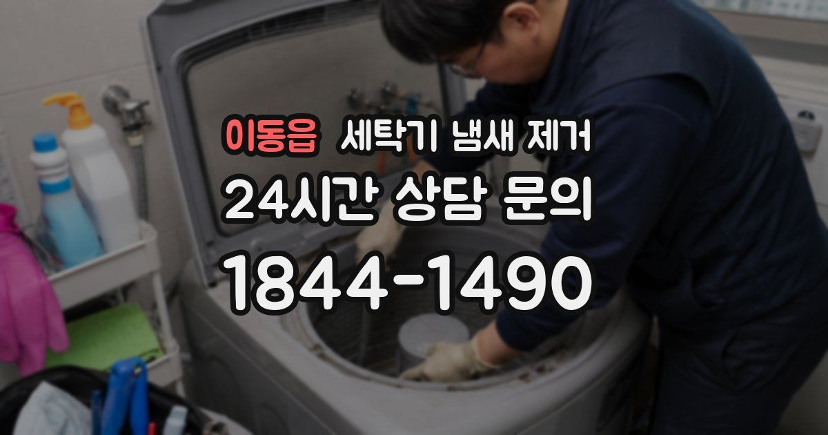 이동읍 세탁기 냄새 제거