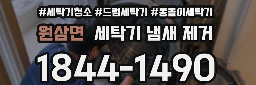원삼면 세탁기 냄새 제거