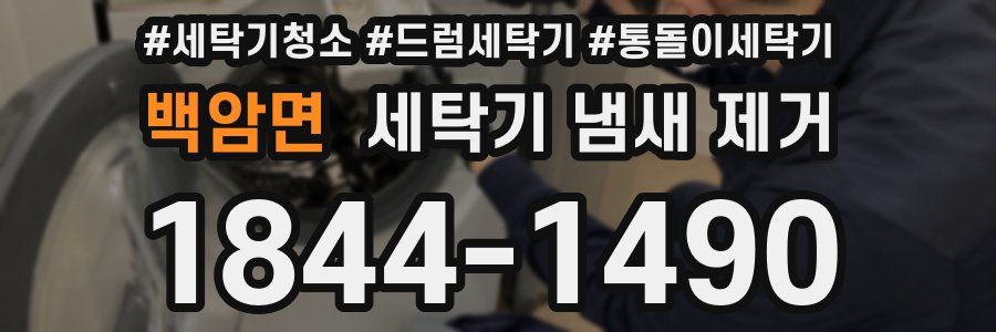 백암면 세탁기 냄새 제거