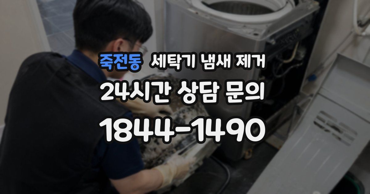 죽전동 세탁기 냄새 제거