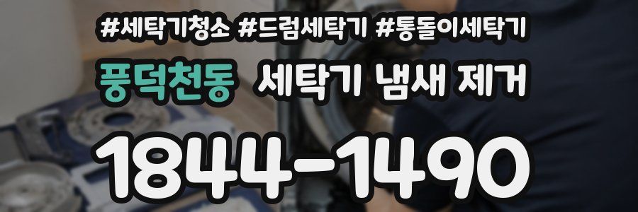 풍덕천동 세탁기 냄새 제거