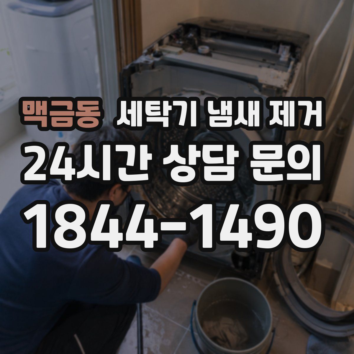 맥금동 세탁기 냄새 제거
