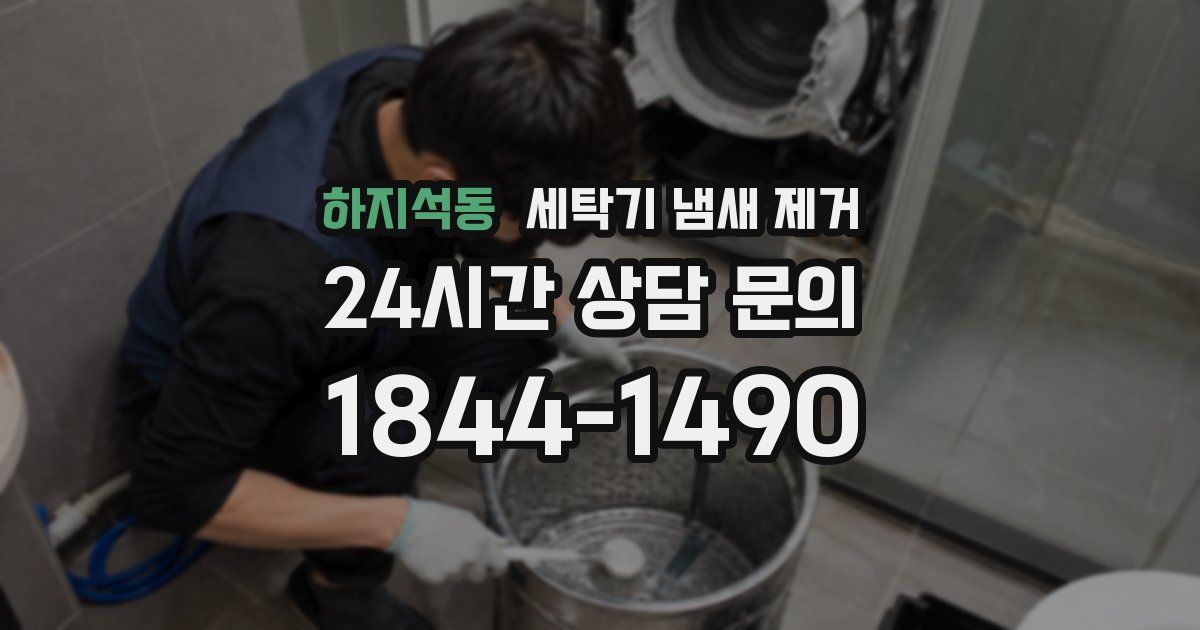 하지석동 세탁기 냄새 제거