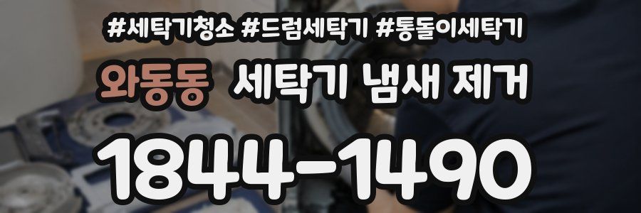 와동동 세탁기 냄새 제거