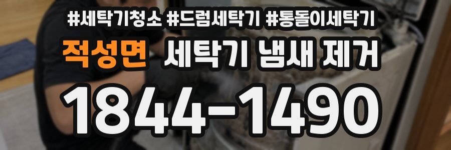 적성면 세탁기 냄새 제거