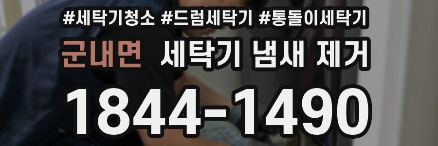 군내면 세탁기 냄새 제거