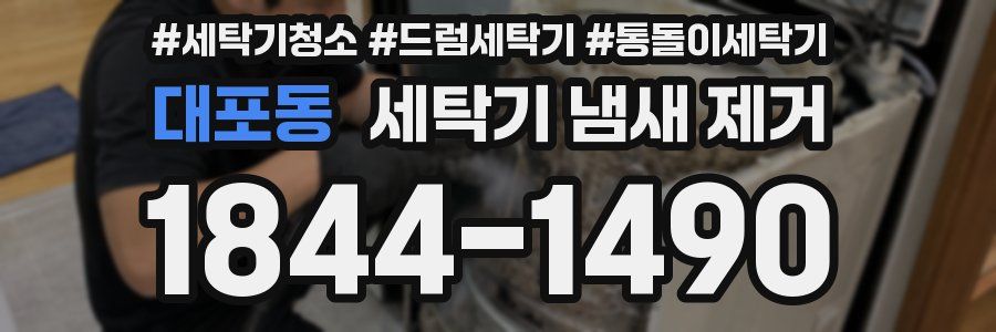 대포동 세탁기 냄새 제거