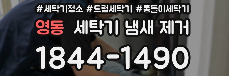 영동 세탁기 냄새 제거
