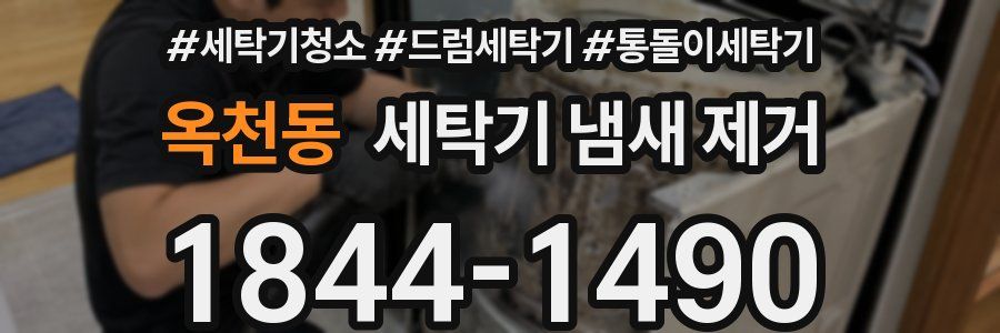 옥천동 세탁기 냄새 제거