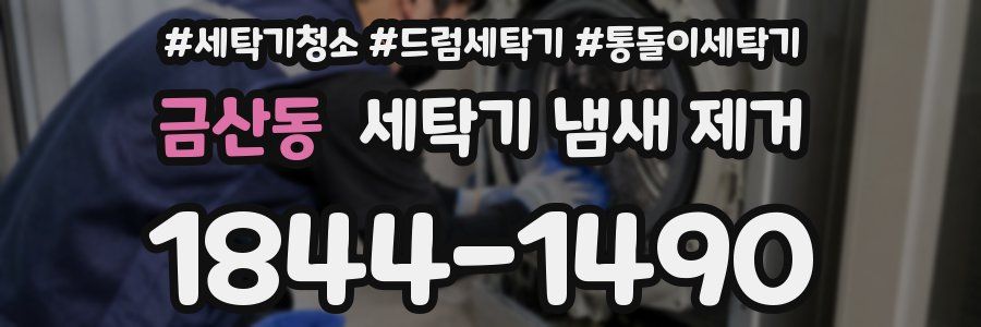 금산동 세탁기 냄새 제거