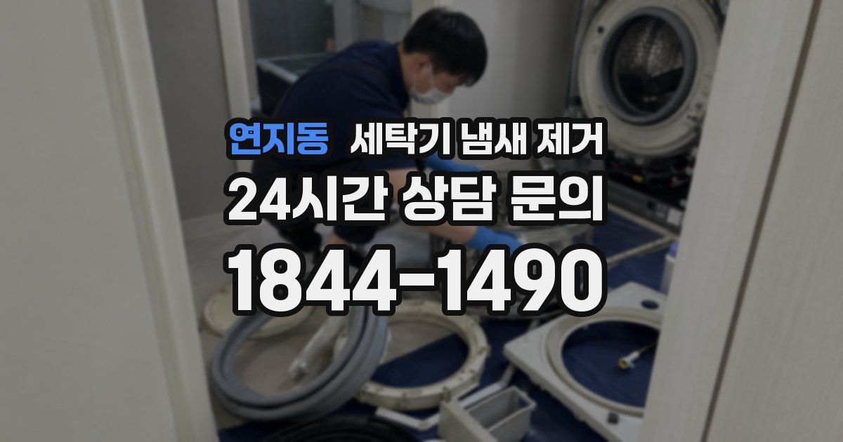 연지동 세탁기 냄새 제거