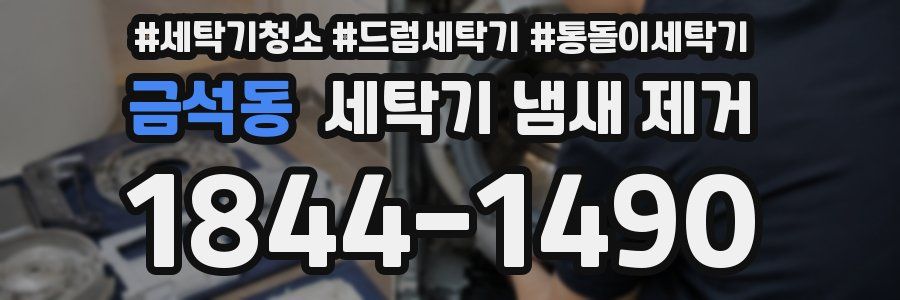 금석동 세탁기 냄새 제거