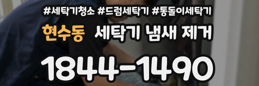 현수동 세탁기 냄새 제거