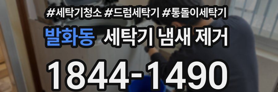 발화동 세탁기 냄새 제거