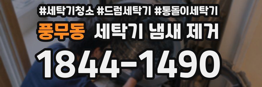 풍무동 세탁기 냄새 제거