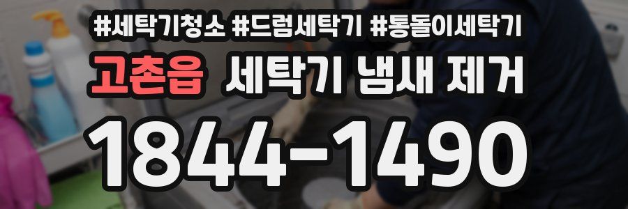 고촌읍 세탁기 냄새 제거