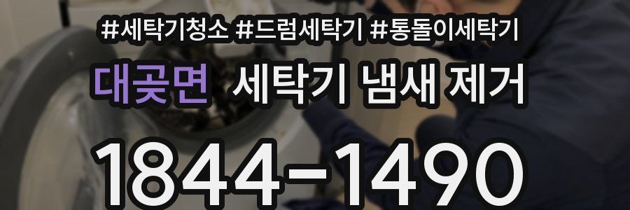 대곶면 세탁기 냄새 제거