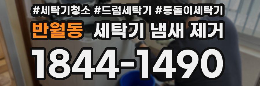 반월동 세탁기 냄새 제거