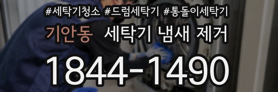 기안동 세탁기 냄새 제거