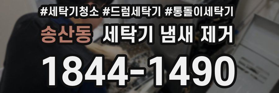 송산동 세탁기 냄새 제거