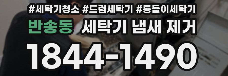 반송동 세탁기 냄새 제거