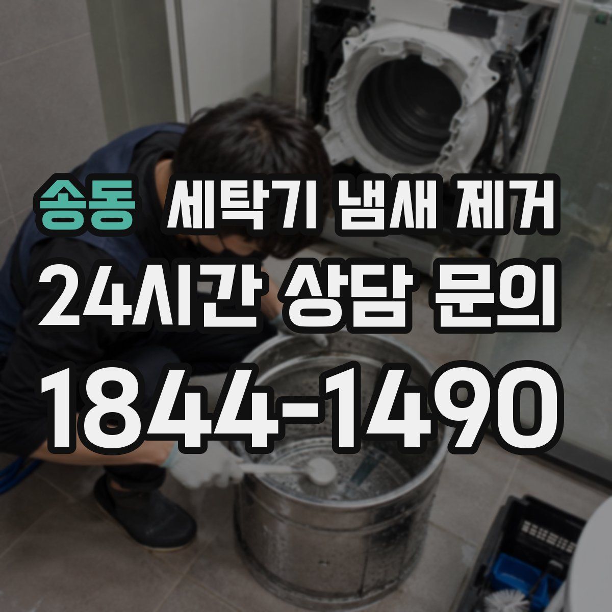 송동 세탁기 냄새 제거