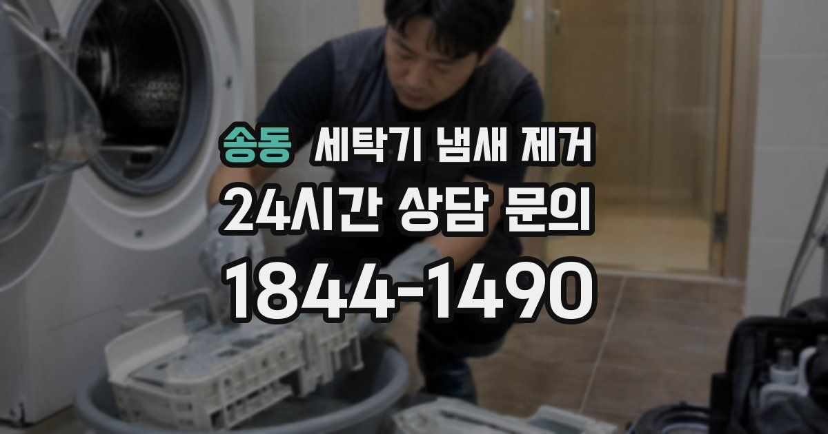 송동 세탁기 냄새 제거