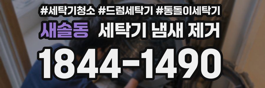 새솔동 세탁기 냄새 제거