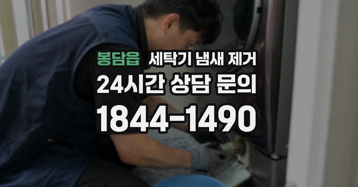 봉담읍 세탁기 냄새 제거
