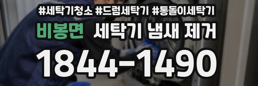 비봉면 세탁기 냄새 제거