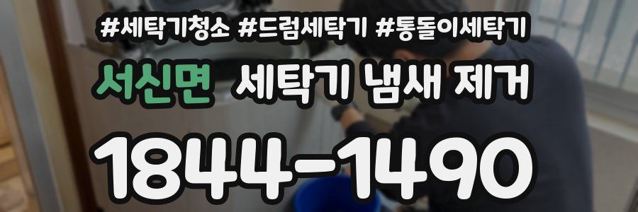 서신면 세탁기 냄새 제거