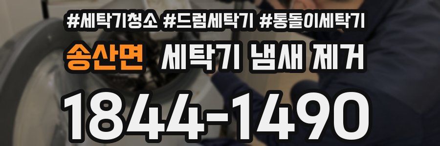 송산면 세탁기 냄새 제거