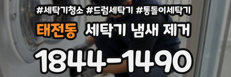 태전동 세탁기 냄새 제거