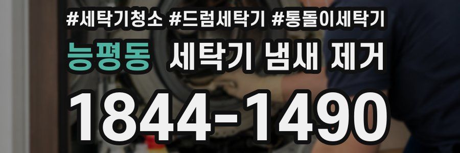 능평동 세탁기 냄새 제거
